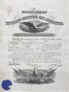 (MILITARY--SPANISH AMERICAN WAR.) McKINLEY, WILLIAM. Four partially printed promotions, accomplished by hand for Samuel Louis Franklin